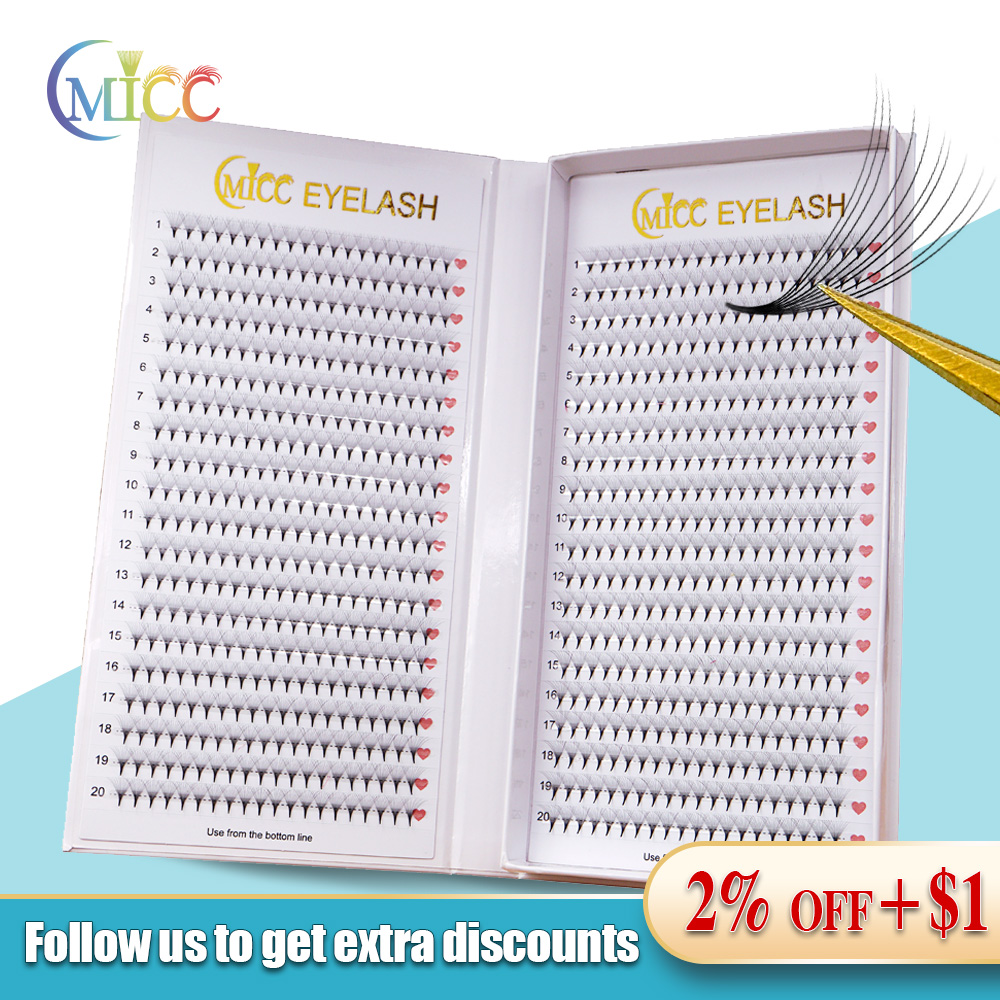 40Line 2D 1600 Fans 20D XXL Tr - Eyelash Extension Russian 评论和价格