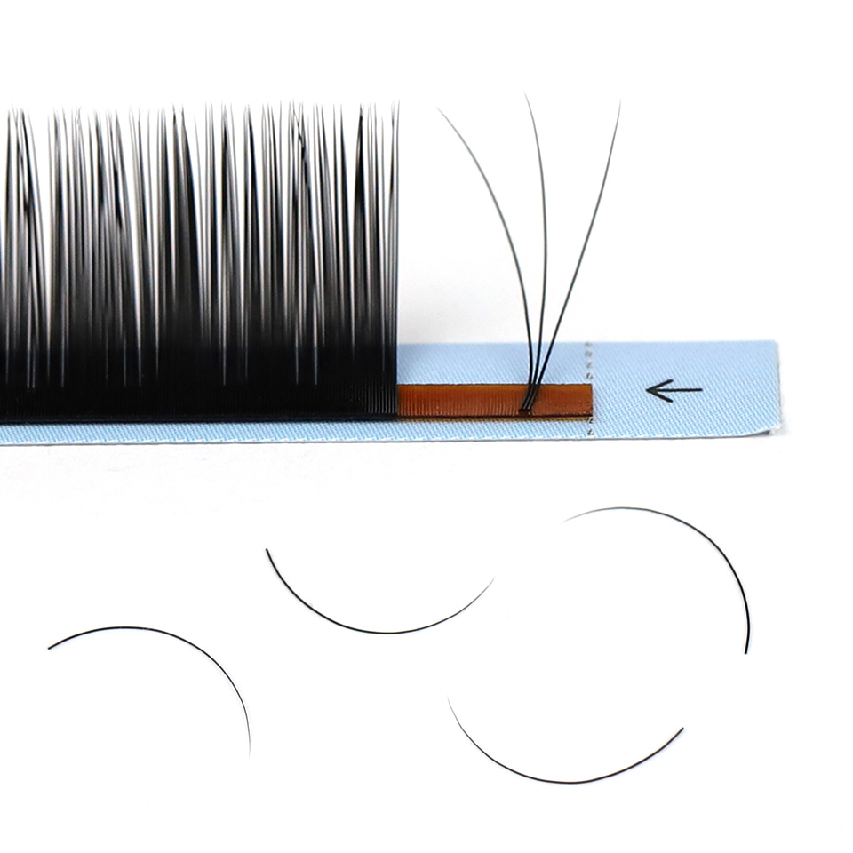 AGUUD J B C CC D Russian Volum - Eyelash Extension Human Hair 评论和价格