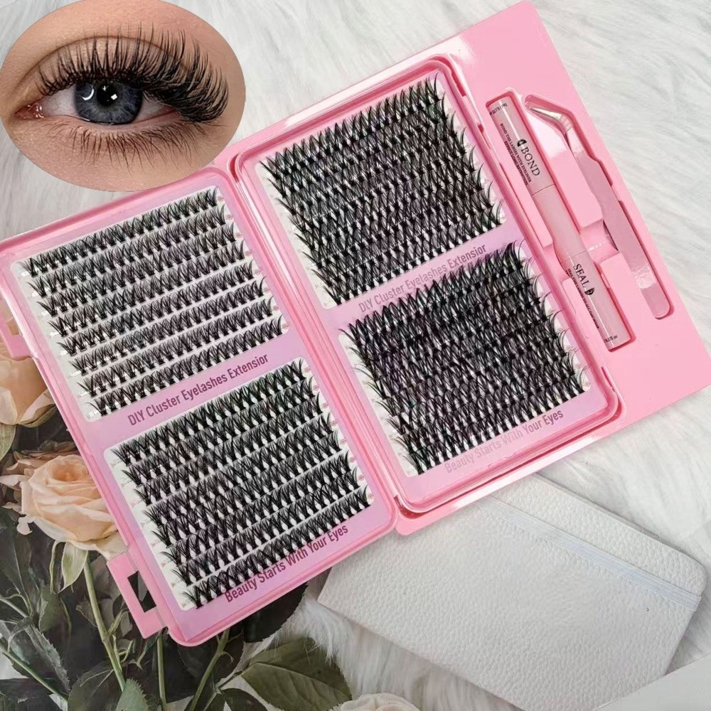 New Thick Long False Eyelashes - Eyelash Extension Natural Look 评论和价格