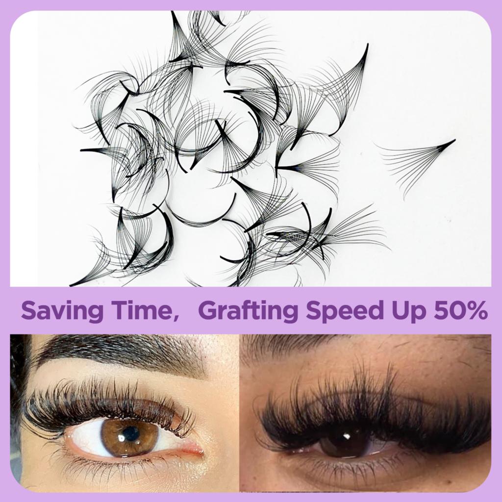 Tbestt Premade Fans Lashes 10D - Eyelash Extension Russian 评论和价格